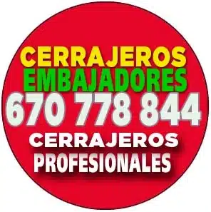 cerrajeros embajadores cerrajeros-embajadores-24-horas