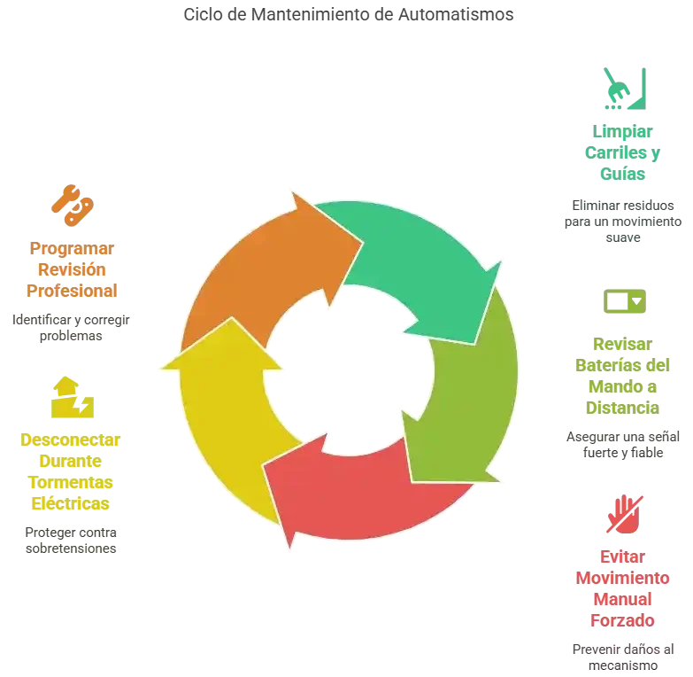 Infografía - Consejos Prácticos para el Buen Uso y Cuidado Diario de tus Automatismos