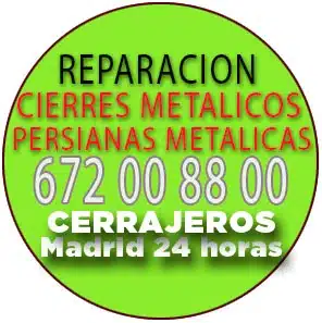 reparacion cierres metalicos madrid
